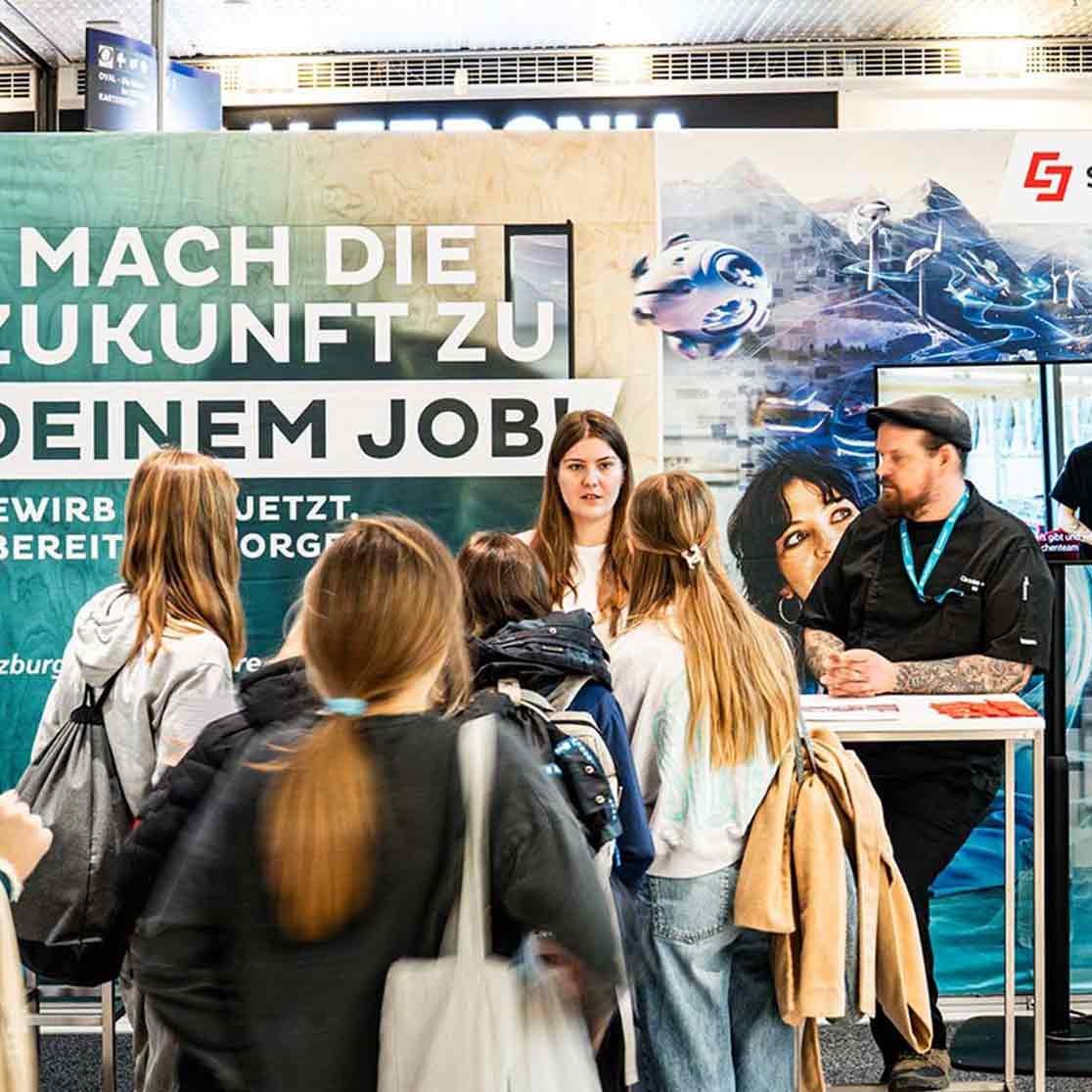 Messestand am GROW-Jobfestival